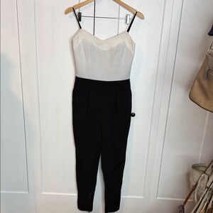 Ted Baker - 2 - Monochrome Jumpsuit with pockets - adjustable straps